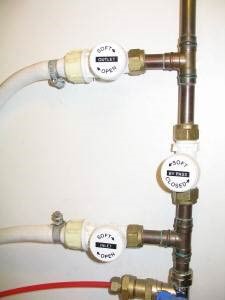 Water softener valve